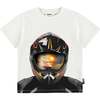 Riley Graphic T-Shirt, White - T-Shirts - 1 - thumbnail