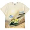 Riley Cars T-shirt, Beige - T-Shirts - 1 - thumbnail