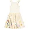 Dress with Macaron Print, Yellow - Dresses - 2