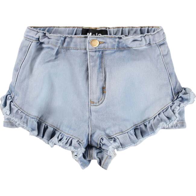 Agnetha Bleached Shorts, Blue