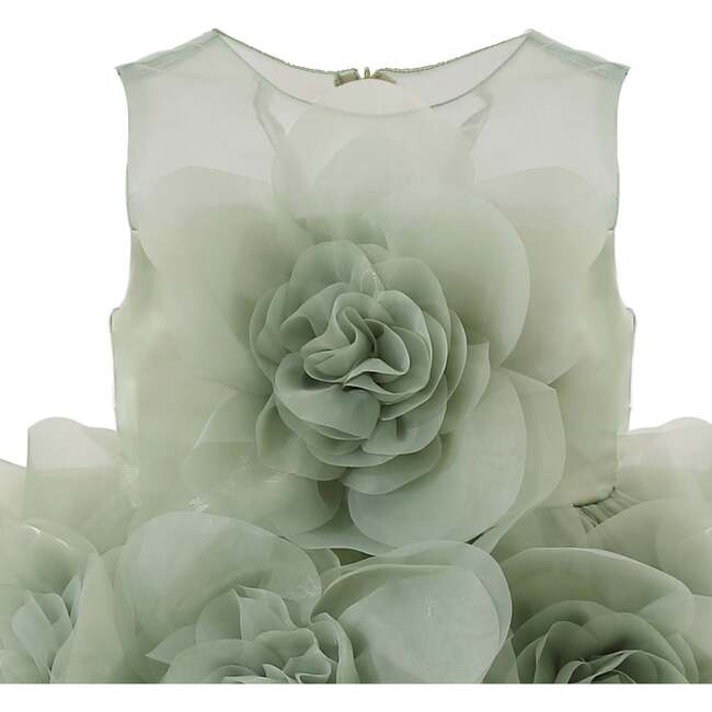 Briellea Embellished Sleeveless Dress, Green - Dresses - 4