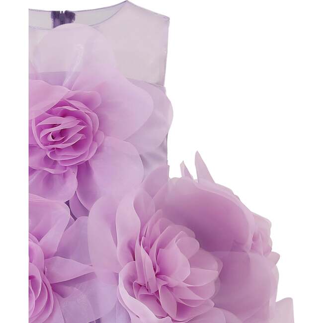 Briellea Embellished Sleeveless Dress, Purple - Dresses - 4