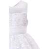 Auresta Lace Sleeveless Dress, White - Dresses - 4
