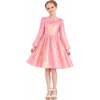 Iridescent Sequin Dress, Pink - Dresses - 1 - thumbnail