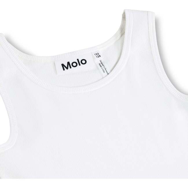 Cassandra Puppy Print Dress, White - Dresses - 3