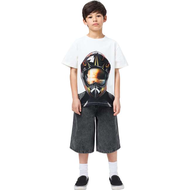 Riley Graphic T-Shirt, White - T-Shirts - 4