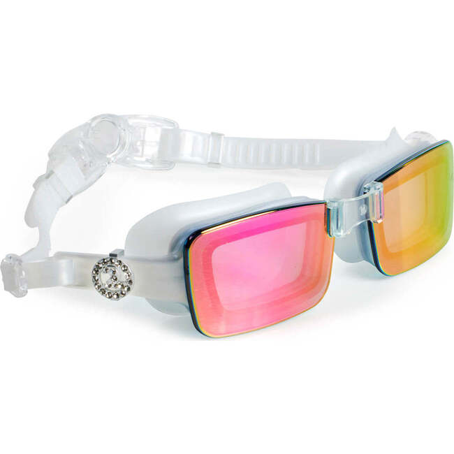Shining Vivacity Swim Goggles, Shine Pink And White
