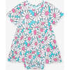 Retro Daisy Bodysuit Dress Blue - Dresses - 1 - thumbnail