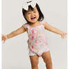 Rose Dreams Ruffled Strap Bubble Romper Blue - Rompers - 2 - thumbnail
