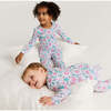 Retro Daisy Classic Pajama Set Blue - Pajamas - 4 - thumbnail