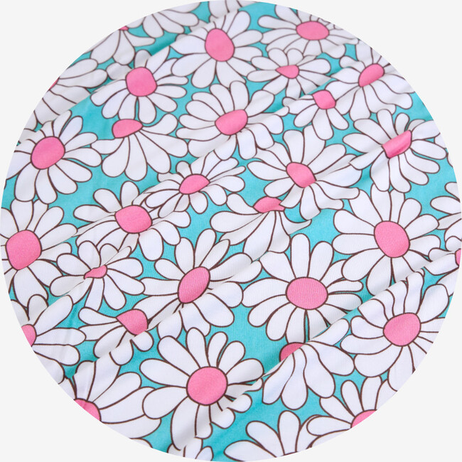 Retro Daisy Twirl Dress Blue - Dresses - 4