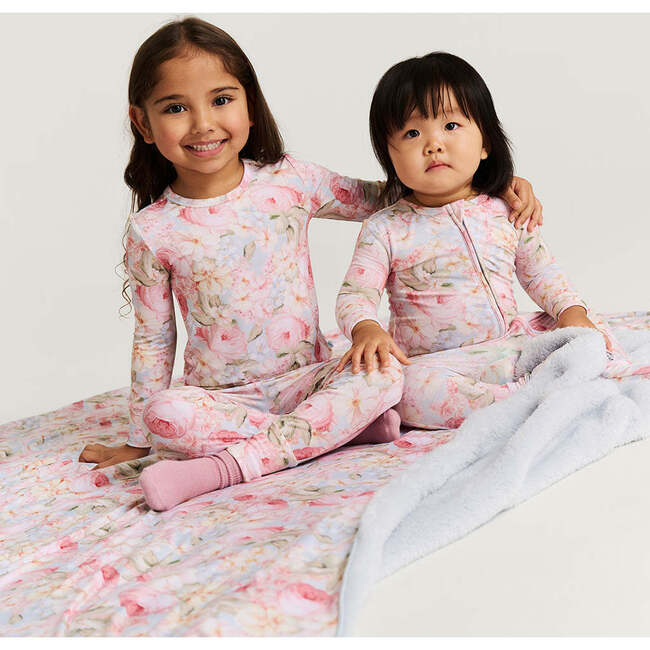 Rose Dreams Classic Pajama Set Blue - Pajamas - 5