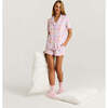 Shelly Pink Women's Luxe Pajama Short Set Pink - Pajamas - 4 - thumbnail