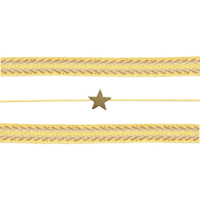 Ashley Star Friendship Bracelet Bundle, Yellow
