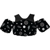 Little Swimmer Floatie - Toddler & Kids Swim Vest Floaties, Monochrome Smiley - Pool Floats - 1 - thumbnail