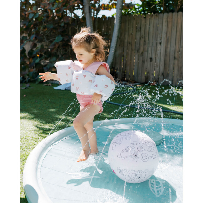 Little Swimmer Floatie - Toddler & Kids Swim Vest Floaties, Bows & Bloom