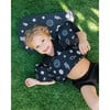 Little Swimmer Floatie - Toddler & Kids Swim Vest Floaties, Monochrome Smiley - Pool Floats - 2 - thumbnail