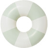 Tube Pool Ring: The Vacay Soft Olive Stripe - Pool Floats - 1 - thumbnail