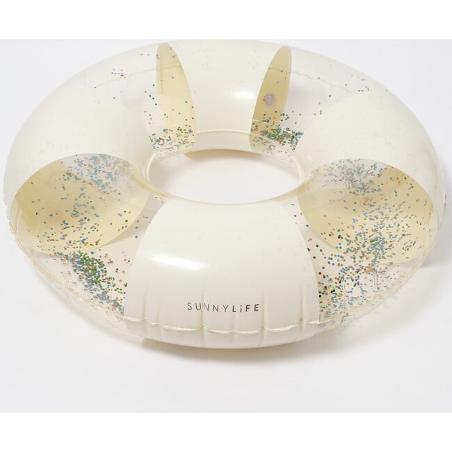 Tube Pool Ring: Glitter Cotton Candy Stripe - Pool Floats - 3