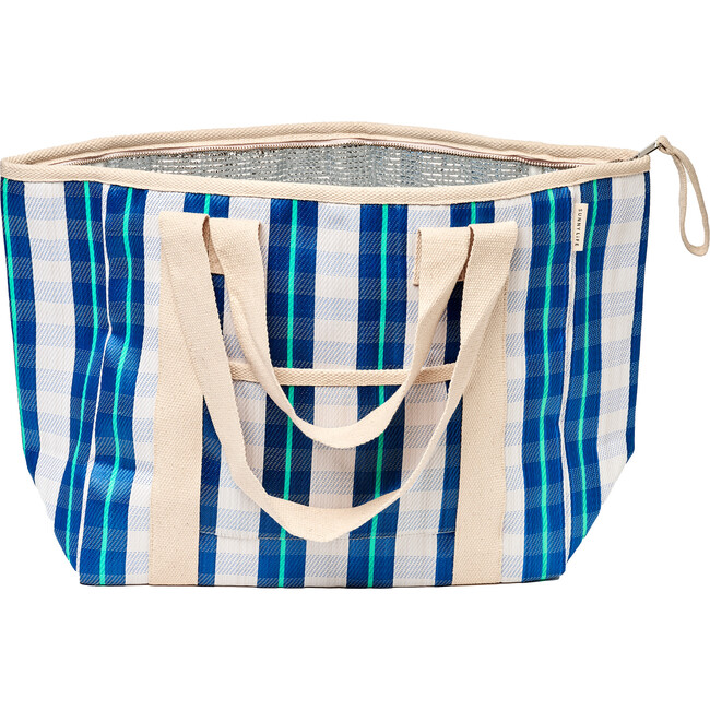 Recycled Nylon: Cooler Tote - La Mer Blue Neon - Bags - 3