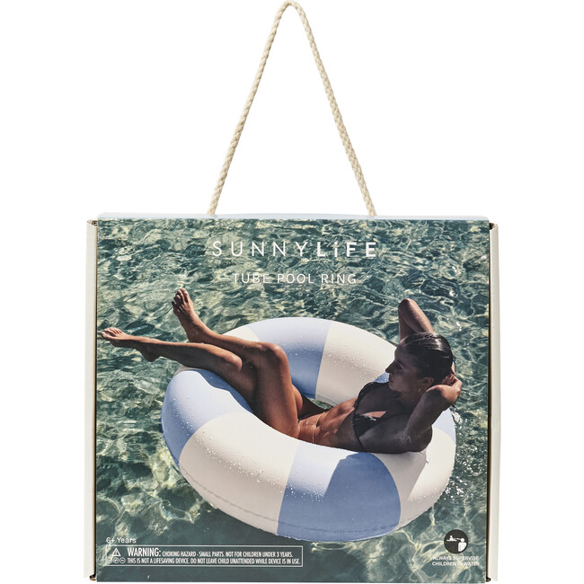 Tube Pool Ring: La Mer Med Blue Stripe - Pool Floats - 4
