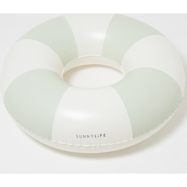 Tube Pool Ring: The Vacay Soft Olive Stripe - Pool Floats - 5