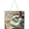 Tube Pool Ring: Zest - Neon Green Stripe - Pool Floats - 5 - thumbnail