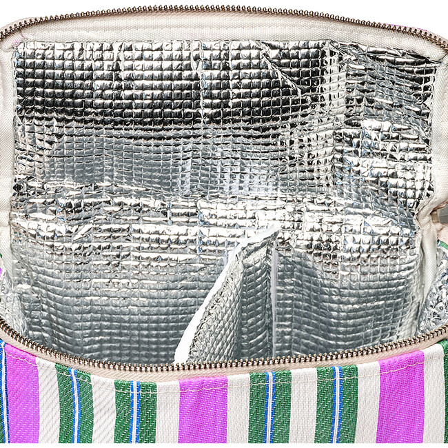 Recycled Nylon: Drinks Cooler Bag - Seagrass Green - Bags - 6