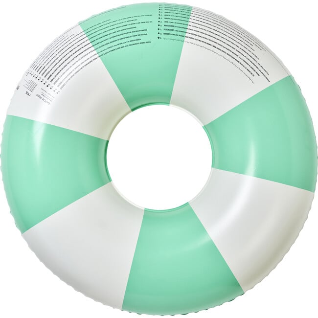 Tube Pool Ring: Zest - Neon Green Stripe - Pool Floats - 6
