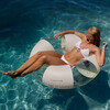 Tube Pool Ring: Glitter Cotton Candy Stripe - Pool Floats - 7 - thumbnail