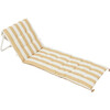 Reclining Beach Chair, Mango Bay - Mustard Stripe - Accent Seating - 1 - thumbnail