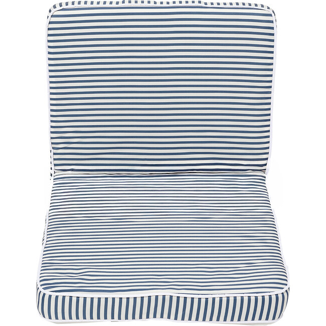 Take Anywhere Folding Chair, Resort Stripe Navy Blue - Pool Accessories - 8