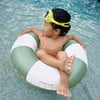 Mini Tube Pool Ring: Tides Out Olive Stripe - Pool Floats - 3 - thumbnail