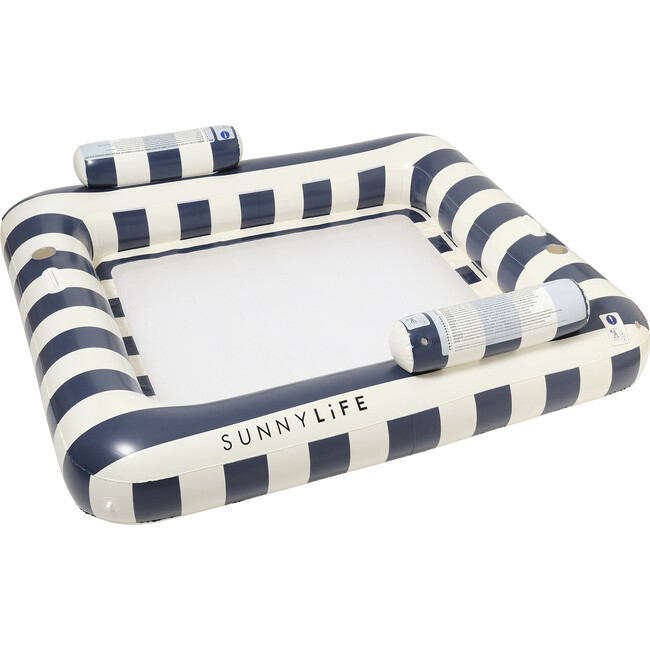 Luxe Twin Hammock Float: Le Weekend - Navy Stripe