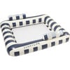 Luxe Twin Hammock Float: Le Weekend - Navy Stripe - Pool Floats - 1 - thumbnail