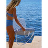 Take Anywhere Folding Chair, Resort Stripe Navy Blue - Pool Accessories - 9