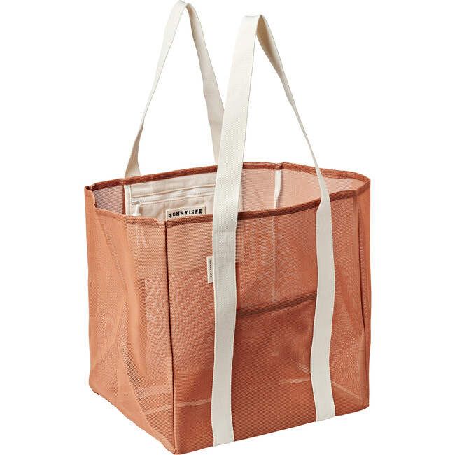 Mesh Beach Bag, Tierra Clay - Bags - 3