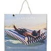 Luxe Lilo, Marine Stripe - Pool Floats - 2 - thumbnail