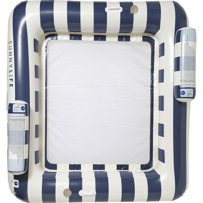 Luxe Twin Hammock Float: Le Weekend - Navy Stripe - Pool Floats - 3