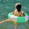 Mini Tube Pool Ring: Zest Green Stripe - Pool Floats - 4 - thumbnail