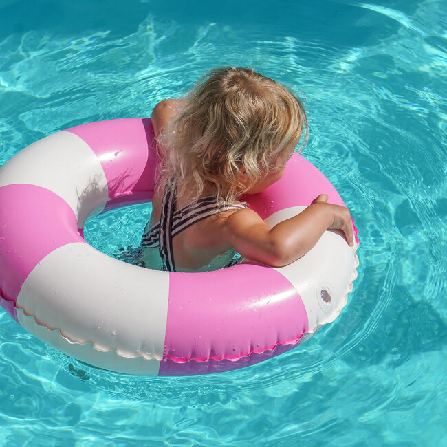 Mini Tube Pool Ring: Zest Magenta Stripe - Pool Floats - 4
