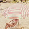 Luxe Beach Umbrella, Tierra Clay Stripe - Umbrellas - 2