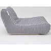 Luxe Floating Chair, Marine Stripe - Pool Floats - 3 - thumbnail