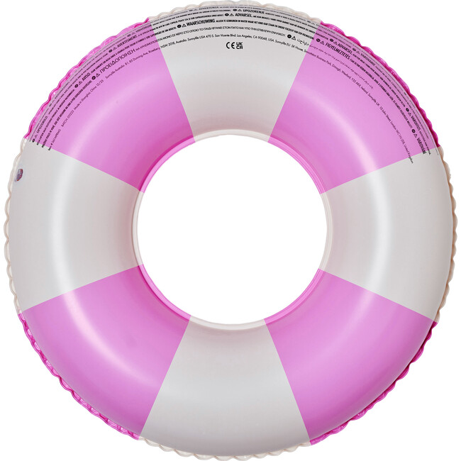 Mini Tube Pool Ring: Zest Magenta Stripe - Pool Floats - 6