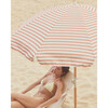 Luxe Beach Umbrella, Tierra Clay Stripe - Umbrellas - 4