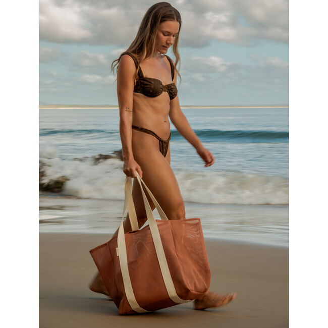 Mesh Beach Bag, Tierra Clay - Bags - 7