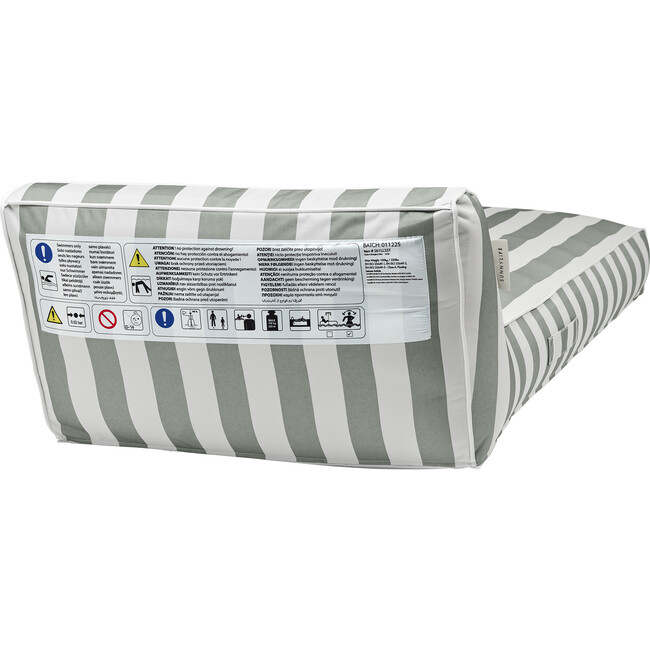 Luxe Lie-On Lounger, Seagrass Stripe - Pool Floats - 5