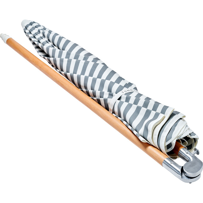 Luxe Beach Umbrella, Seagrass Stripe - Umbrellas - 4