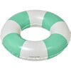 Mini Tube Pool Ring: Zest Green Stripe - Pool Floats - 8 - thumbnail