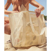 Mesh Beach Bag, Oyster Cream - Bags - 7
